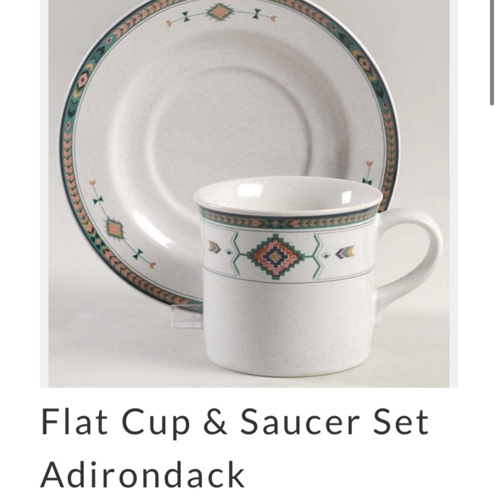 Tribal Print Cup & Saucer Set